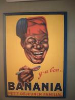 Houten reclamebordje Banania, Verzamelen, Merken en Reclamevoorwerpen, Ophalen of Verzenden, Gebruikt, Reclamebord