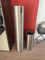 2 metalen staanders met verlichting, Huis en Inrichting, Woonaccessoires | Etagères, Ophalen, Zo goed als nieuw