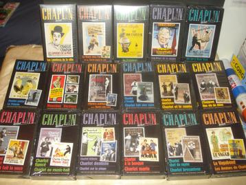 CHARLIE CHAPLIN - Beau Lot de 17 Films K7 Vidéo Cavendish beschikbaar voor biedingen
