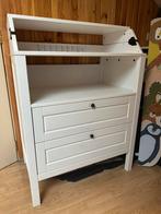 Verzorgingstafel SUNDVIK Ikea wit, Kinderen en Baby's, Ophalen, Gebruikt, Commode