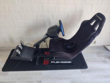 Playseat Alcantara + Thrustmaster T150 RS Pro beschikbaar voor biedingen