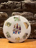 Set van 2 vintage Franse borden, Huis en Inrichting, Ophalen of Verzenden, Aardewerk, Bord(en)
