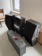 4 grandes boîtes, noires, Autres marques, Haut-parleurs, Enlèvement, Utilisé