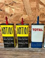 lot olieblikjes Castrol, Total, Antios, Ophalen of Verzenden, Gebruikt