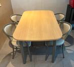 Keukentafel met 4 stoelen, Huis en Inrichting, Complete eetkamers, Ophalen of Verzenden, Zo goed als nieuw