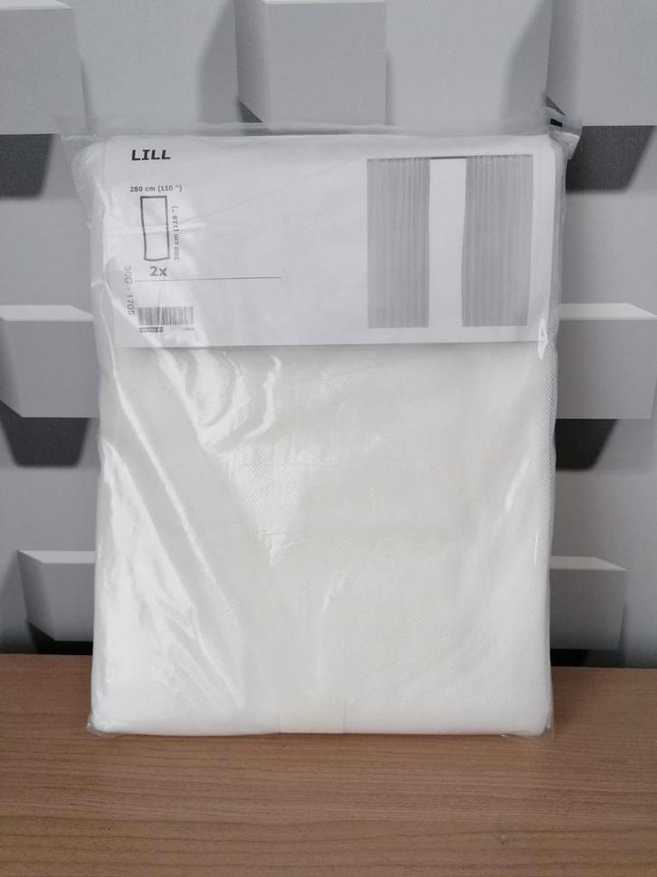 Doorschijnend gordijn, nieuw, Lill van Ikea., Huis en Inrichting, Stoffering | Gordijnen en Lamellen, Nieuw, Ophalen of Verzenden