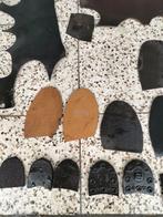 Lot de pièces de cuir, semelles et talonnettes, Enlèvement