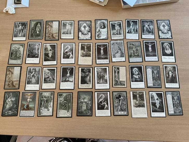 40 doodsprentjes, gestorven tussen 1920 en 1929, Verzamelen, Bidprentjes en Rouwkaarten, Bidprentje, Ophalen of Verzenden