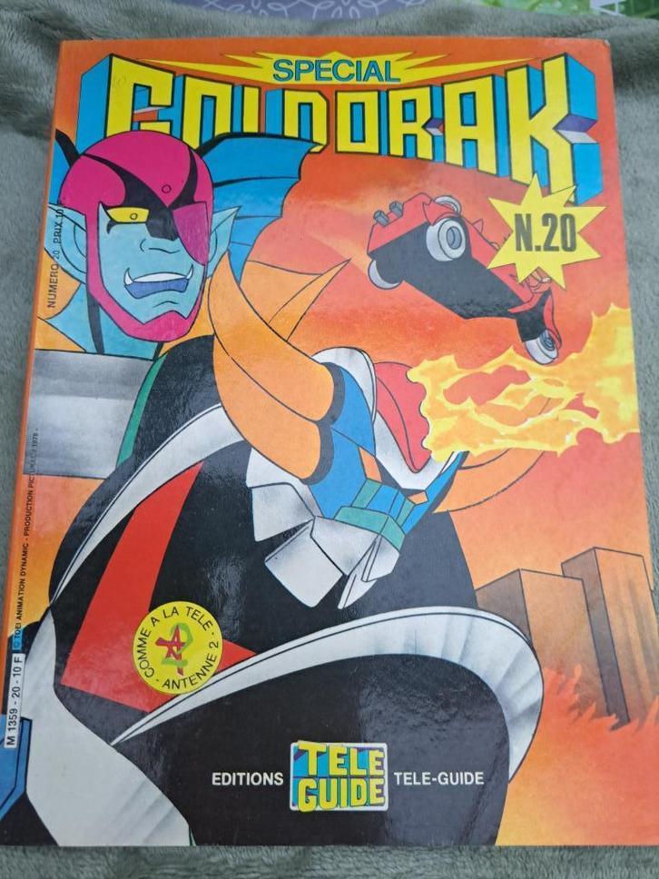 GOLDORAK VINTAGE SPECIAL NR. 20 TELEGIDS TOEI 1978 A2, Boeken, Stripverhalen, Gelezen, Eén stripboek, Ophalen of Verzenden