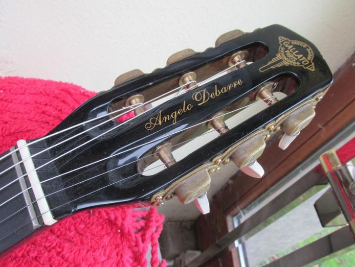 Zigeunergitaar, Muziek en Instrumenten, Snaarinstrumenten | Gitaren | Akoestisch, Zo goed als nieuw, Overige typen, Met koffer