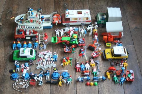 20 sets playmobil politie brandweer, bouw (jaren 70), Kinderen en Baby's, Speelgoed | Playmobil, Zo goed als nieuw, Complete set