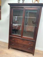 Antieke vitrinekast 168/100/40 cm, Huis en Inrichting, Kasten | Vitrinekasten, Ophalen, Gebruikt