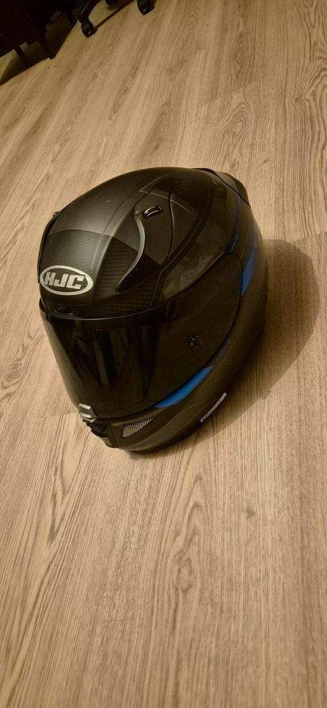 HJC carbon, Motoren, Kleding | Motorhelmen, L, HJC, Tweedehands, Ophalen of Verzenden
