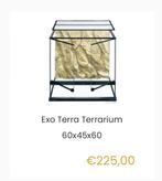 Exo Terra Terrarium 60x45x60, Dieren en Toebehoren, Reptielen en Amfibieën | Toebehoren