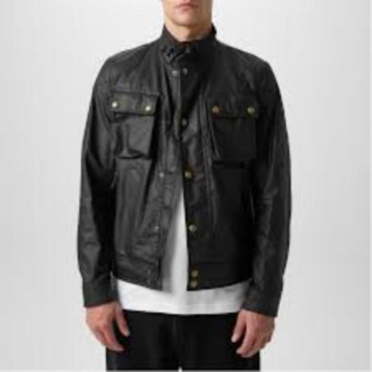 Nieuwe Bomber Jacket . BELSTAFF  " RACEMASTER ", Kleding | Heren, Jassen | Zomer, Nieuw, Maat 52/54 (L), Zwart, Ophalen