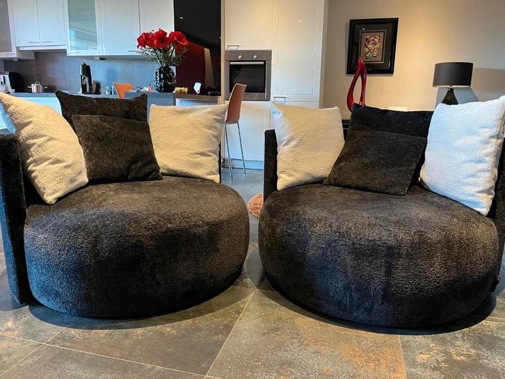 fauteuille, Maison & Meubles, Fauteuils, Comme neuf, Tissus, 100 à 125 cm, 100 à 125 cm, Enlèvement