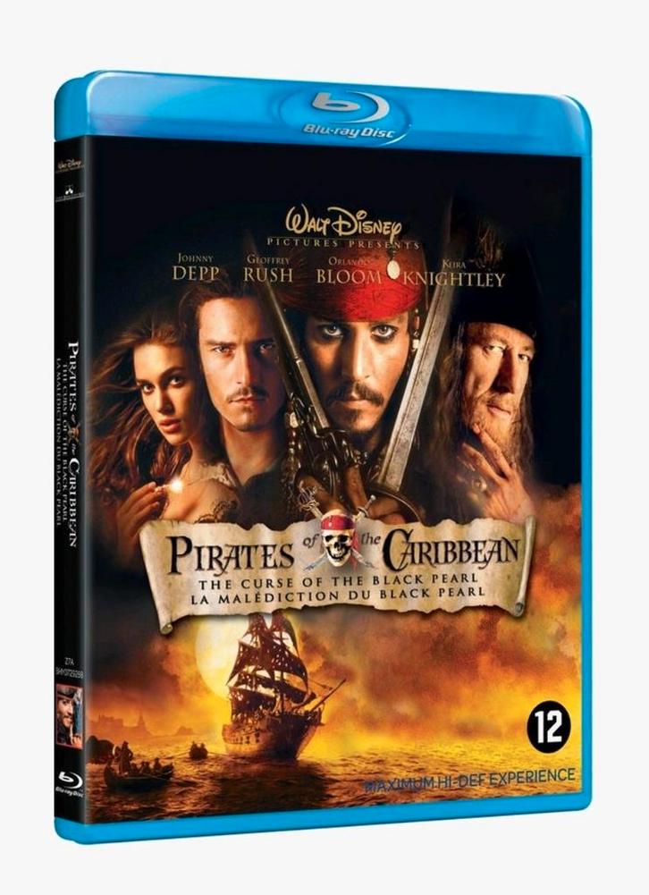 Pirates of the caribbean the curse of the black pearl depp, Cd's en Dvd's, Blu-ray, Nieuw in verpakking, Avontuur, Ophalen of Verzenden