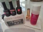Pink gellac set, Ophalen, Gebruikt, Bruin