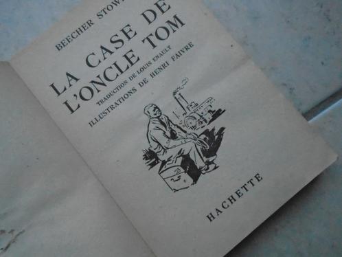 LA CASE ONCLE TOM"HACHETTE.1952"PERFECTE PAPA"MARABOUT, Antiek en Kunst, Antiek | Boeken en Manuscripten, Ophalen of Verzenden