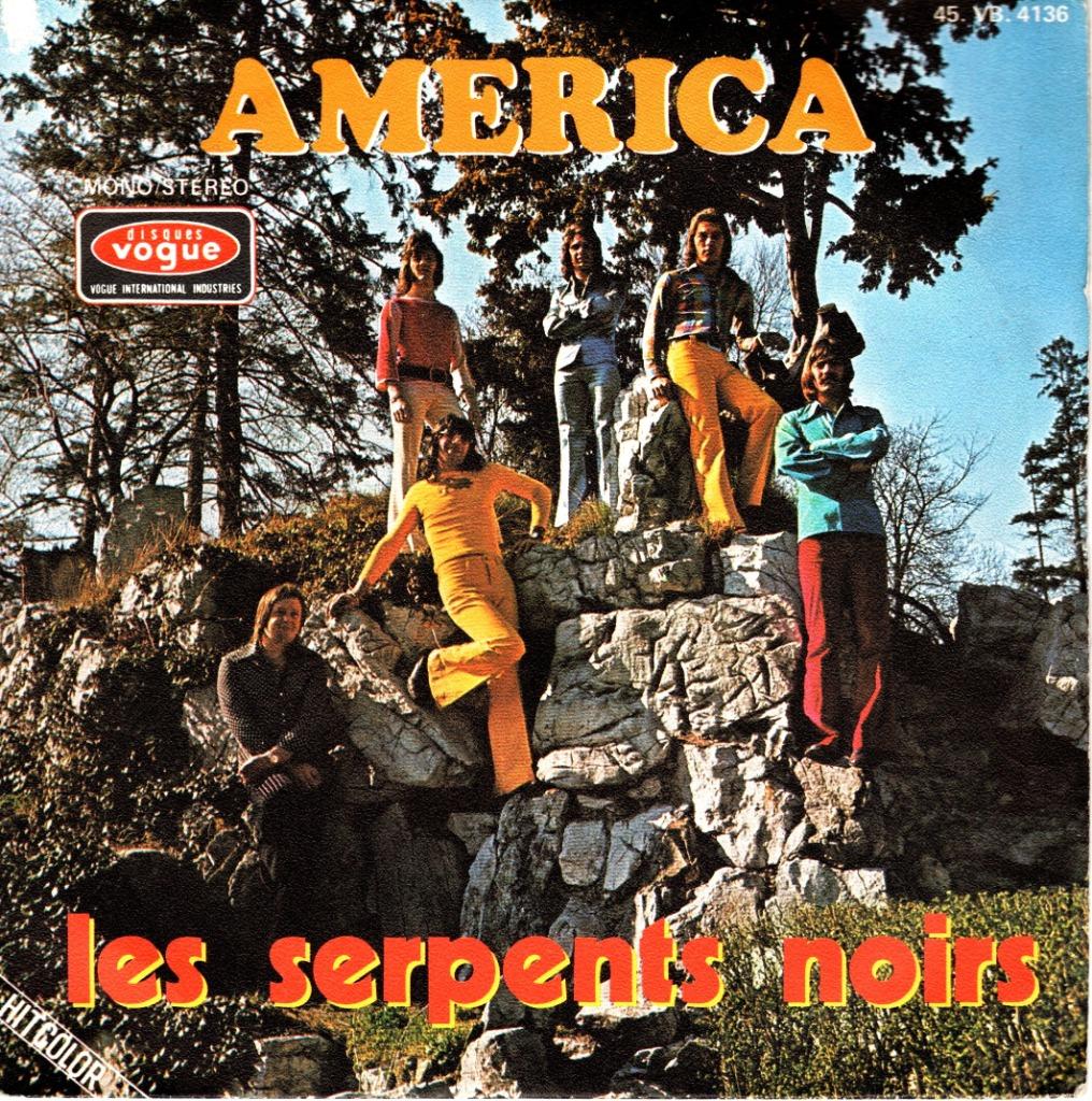 LES SERPENTS NOIRS - AMERICA - 7INCH - 1972 - FRANCE -, CD & DVD, Enlèvement ou Envoi, Utilisé, Autres formats