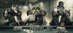 Tableau encadré "Speakeasy Poker - Mafia", Antiek en Kunst, Ophalen