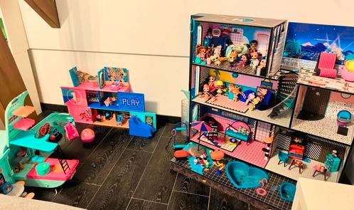 L.O.L SURPRISE HUIS  X3:, Kinderen en Baby's, Speelgoed | Poppenhuizen, Zo goed als nieuw, Accessoires, Ophalen of Verzenden