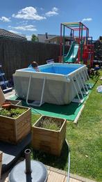Intex zwembad 300 x 175 x 80 cm / zandfilter en zonnepaneel, Ophalen, Gebruikt, 80 tot 120 cm, Minder dan 200 cm