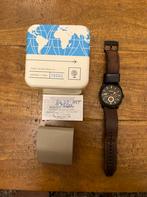 Fossil horloge, Ophalen, Staal, Polshorloge, Leer