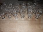 Oude Coca cola glazen met witte opdruk 18 stuks., Ophalen