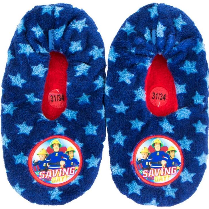 Brandweerman Sam Pantoffel Slofjes - Maat 23/26 - 31/34, Kinderen en Baby's, Kinderkleding | Schoenen en Sokken, Nieuw, Overige typen