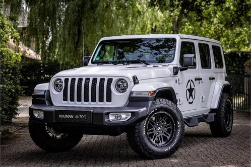Jeep Wrangler Unlimited 4xe 380 Sahara Bawarrion Sidebars Ad, Auto's, Jeep, Bedrijf, Wrangler, 4x4, ABS, Adaptive Cruise Control