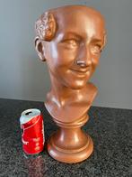 Vintage beeld buste art deco dame, Ophalen, Gebruikt, Mens