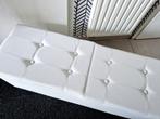 Grand banc de rangement blanc, Maison & Meubles, Canapés | Repose-pieds & Poufs, Enlèvement ou Envoi, Comme neuf