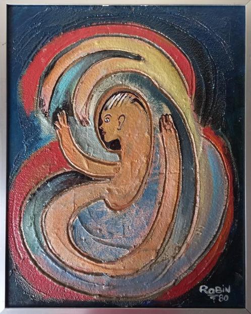 Peinture Robin, Antiek en Kunst, Kunst | Schilderijen | Klassiek, Ophalen of Verzenden