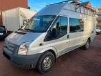 Ford transit 2.2d diesel 03/2015 Dubbel cabine Airco Navi, Auto's, Ford, Euro 5, Diesel, 6 zetels, Particulier