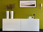 Design dressoir, gelakt hout, wit hoogglans, Ophalen, Zo goed als nieuw, 200 cm of meer, 25 tot 50 cm