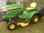 Kwaliteits zitmaaier John Deere X350R - nieuw model 62 uur., Tuin en Terras, Ophalen, John deere, Zo goed als nieuw, Opvangbak
