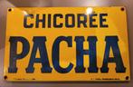 Plaque émaillée chicorée Pacha 1939, Antiquités & Art, Enlèvement ou Envoi