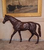 Uniek mooi gedetailleerd bronzen paard 110x140, Antiek en Kunst, Ophalen of Verzenden