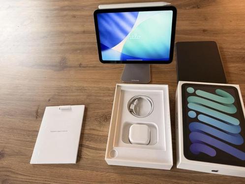 Apple iPad mini 6 64 GB Cellular Grijs, bundel, Computers en Software, Apple iPads, Zo goed als nieuw, Apple iPad, 64 GB, Grijs