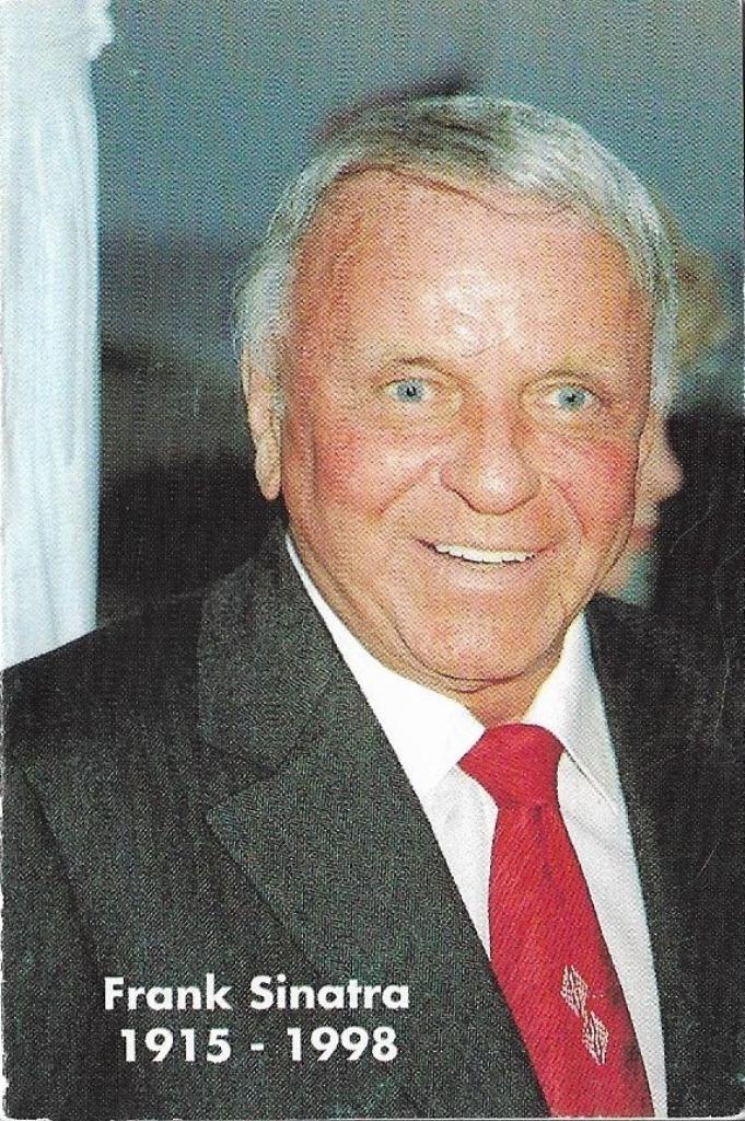 Bidprentje Frank Sinatra -  Amerikaans zanger, acteur, Verzamelen, Bidprentjes en Rouwkaarten, Bidprentje, Ophalen of Verzenden