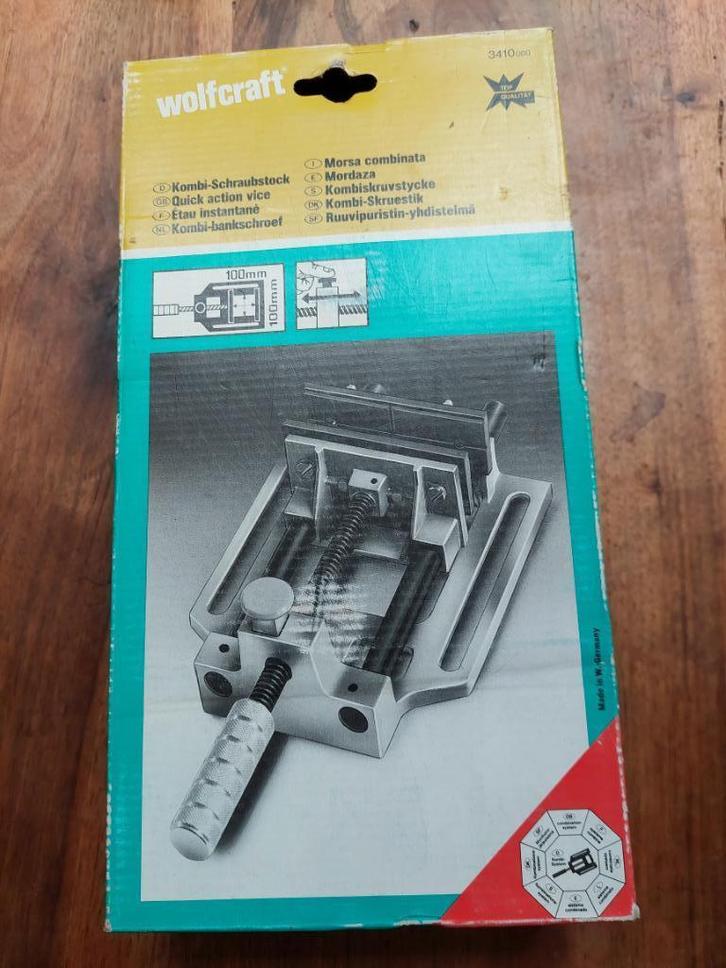 WOLFCRAFT universele klem, Doe-het-zelf en Bouw, Werkbanken, Nieuw, Bankschroef, Ophalen