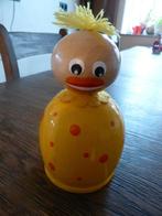 Houten gele spaarpot voor kinderen in vorm van eendje, Enlèvement, Comme neuf