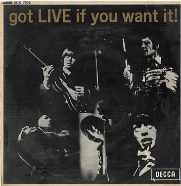 Rolling Stones EP "Got Live if You Want It" [BELGIE], Utilisé, 7 pouces, EP, Rock et Metal