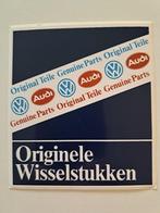 Vintage Sticker - Audi - Volkswagen Originele Wisselstukken, Verzamelen, Auto of Motor, Ophalen of Verzenden, Zo goed als nieuw