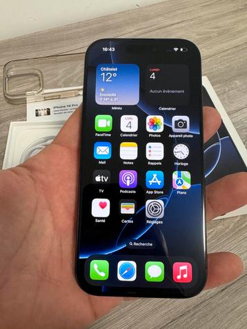 iPhone 16 Pro 128GB Black Titanium, NEUF!! Vd/éch.  disponible aux enchères