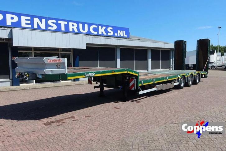 Nooteboom Semidieplader + Hydraulisch Rampen, Auto's, Vrachtwagens, Bedrijf, Aanhangers en Opleggers