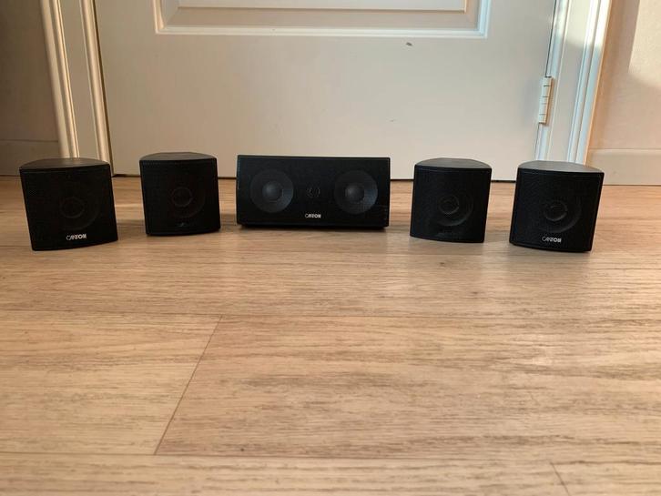 5 Canton CX-luidsprekers voor thuisbioscoop, Audio, Tv en Foto, Luidsprekerboxen, Gebruikt, Surroundset zonder subwoofer, Minder dan 60 watt