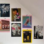 Papieren collages, Antiek en Kunst, Kunst | Overige Kunst, Ophalen of Verzenden