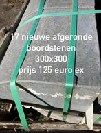 afgeronde boordstenen, Ophalen, Nieuw